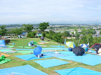 愛野公園の頂上付近