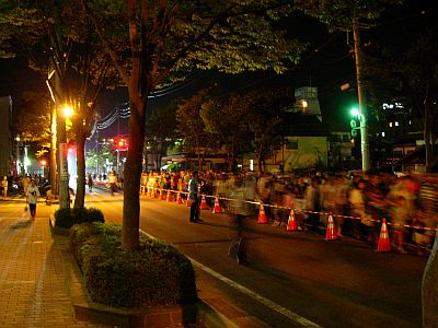 上諏訪駅への列