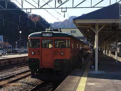 横川駅にて